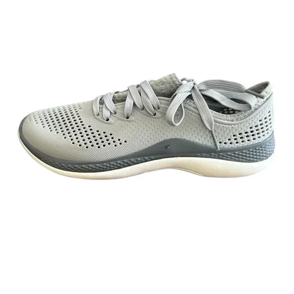 Men’s Crocs LiteRide 360 Pacer Grey Athletic Casual Shoes Men’s Size 8 (206715) - Picture 8 of 8
